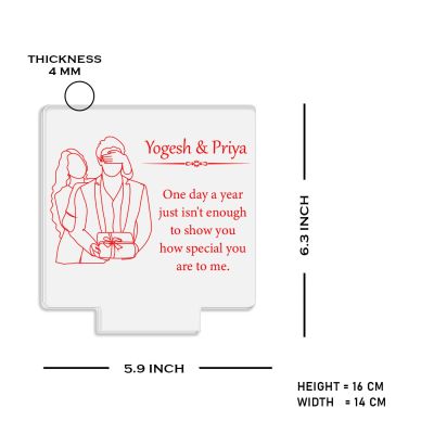 Personalized Couple night lamp with Warm White Color Customized with Name Gift for Loveable Person